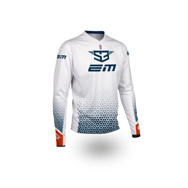 Maillot Electric Motion Blanc